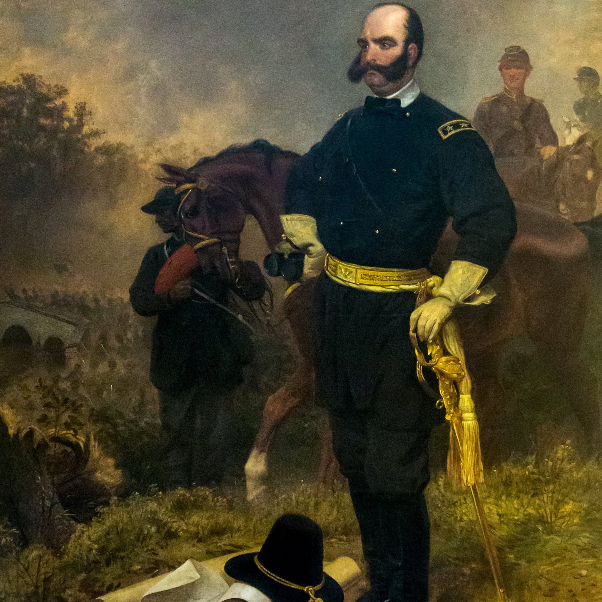 Le général Ambrose Burnside à Antietam