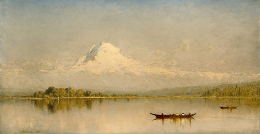 Mont Rainier, baie de Tacoma - Sanford Robinson Gifford