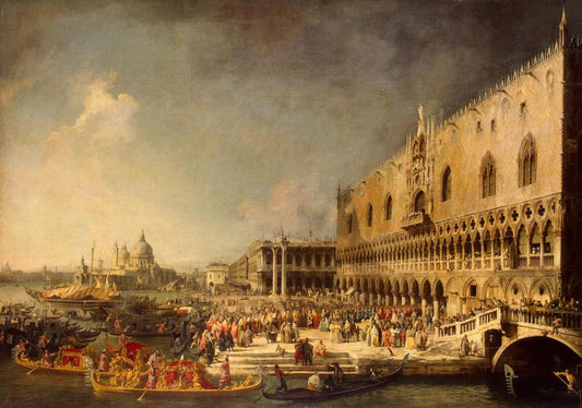 Arrivée de l'ambassadeur de France à Venise - Giovanni Antonio Canal