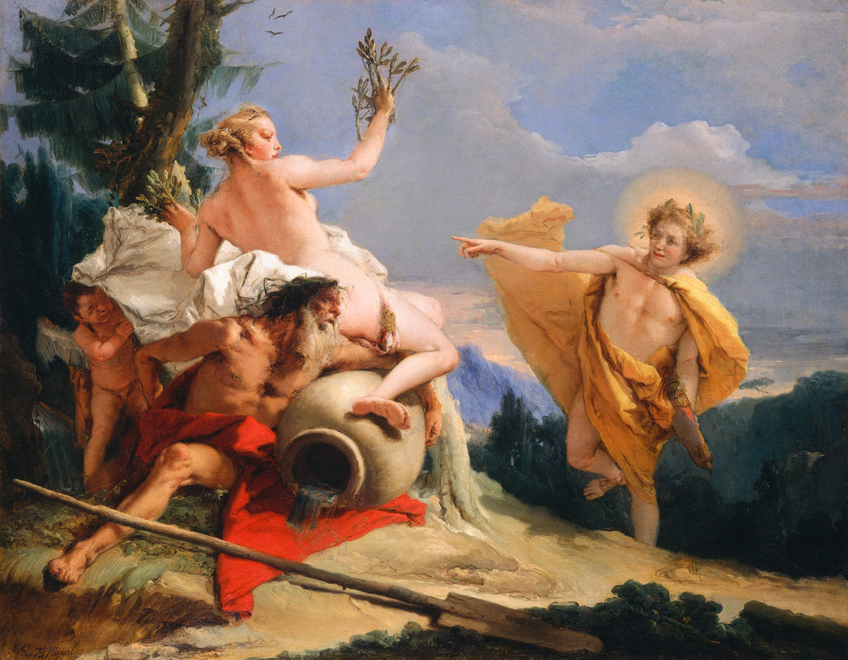 Apollo à la poursuite de Daphné - Giambattista Tiepolo