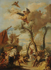 Les Hébreux recueillant la manne dans le désert - Giambattista Tiepolo