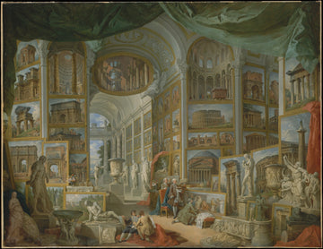 Galerie de vues de la Rome antique - Giovanni Paolo Panini