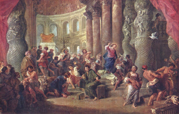 Jsésus Christ chasse les marchands du Temple - Giovanni Paolo Panini