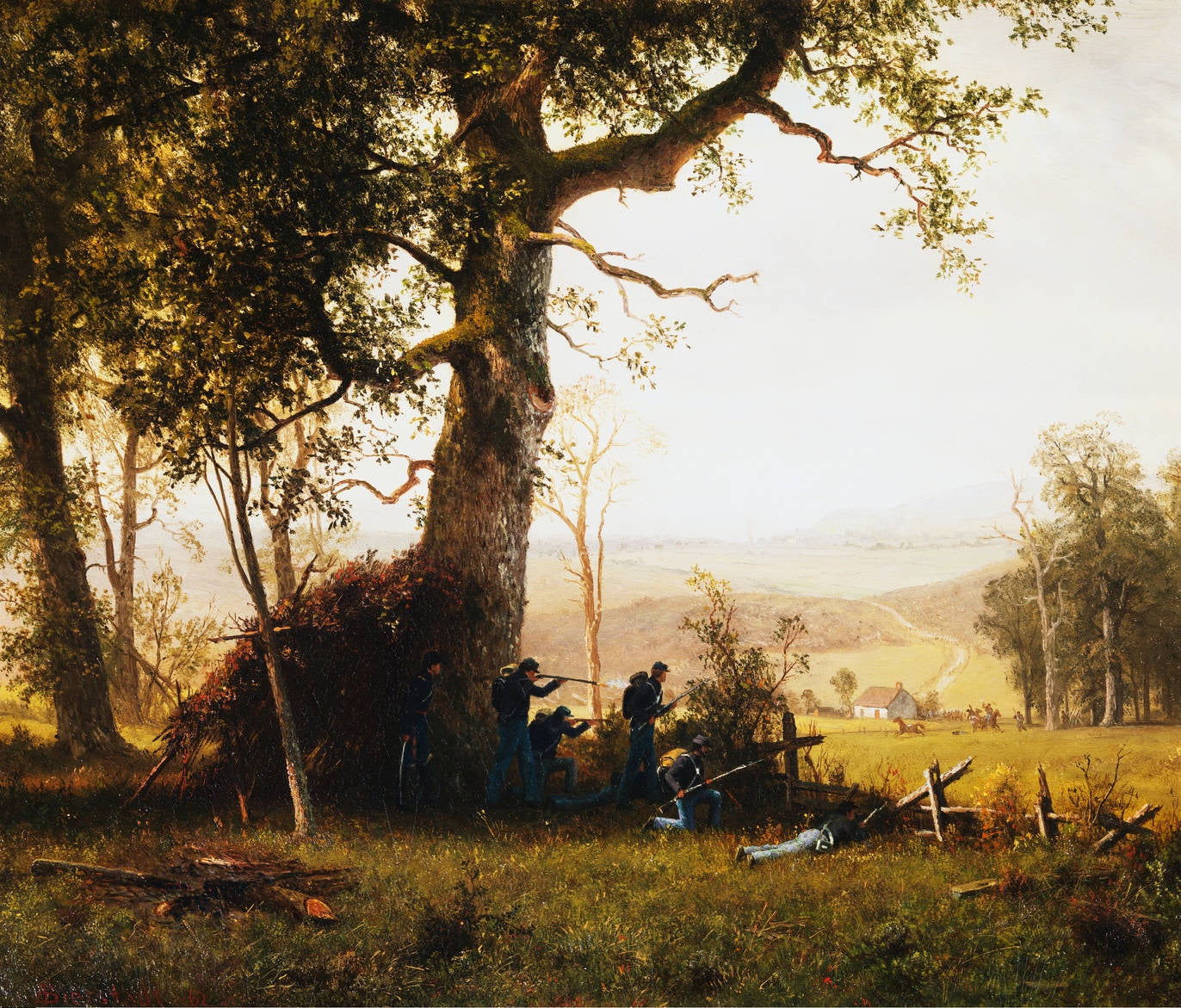 Guerre de guérilla - Albert Bierstadt
