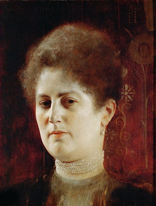 Portrait de dame (Mme Heymann) - Gustav Klimt