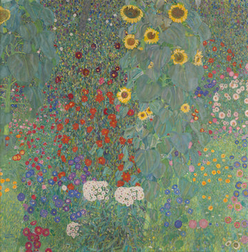 Jardin de campagne avec tournesols - Gustav Klimt