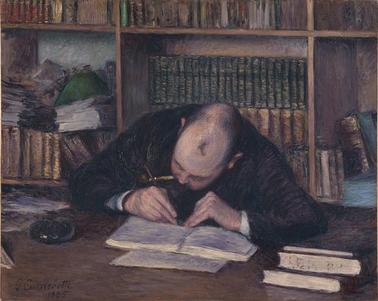 Portrait du libraire E. J. Fontaine - Caillebotte