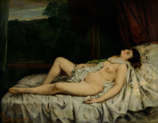 Nu endormi - Gustave Courbet