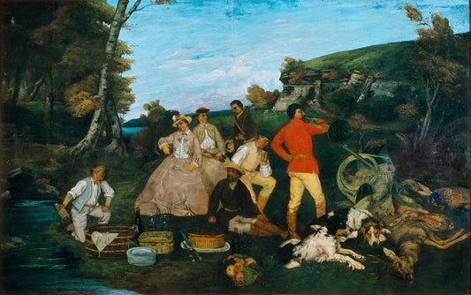 Le pique-nique du chasseur - Gustave Courbet