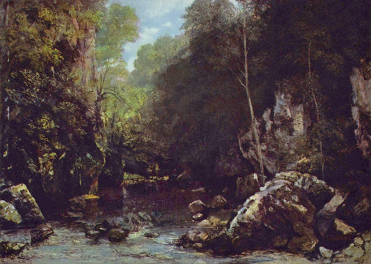 Le Ruisseau du Puits noir - Gustave Courbet