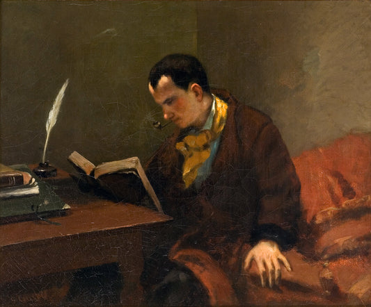Portrait de Charles Baudelaire - Gustave Courbet