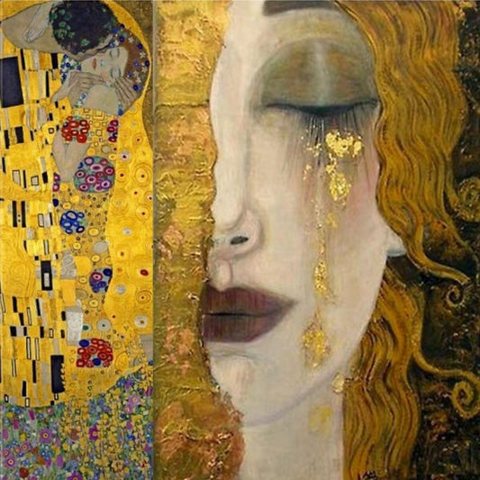 Les larmes d'or - Gustav Klimt (personnalisé)