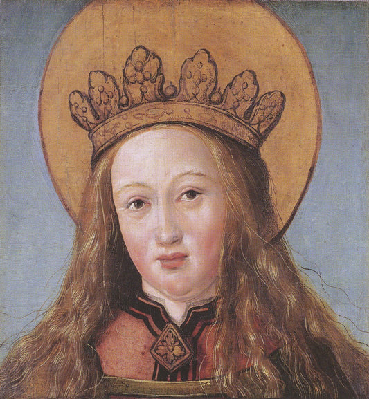 Tête d'une sainte - Hans Holbein le Jeune