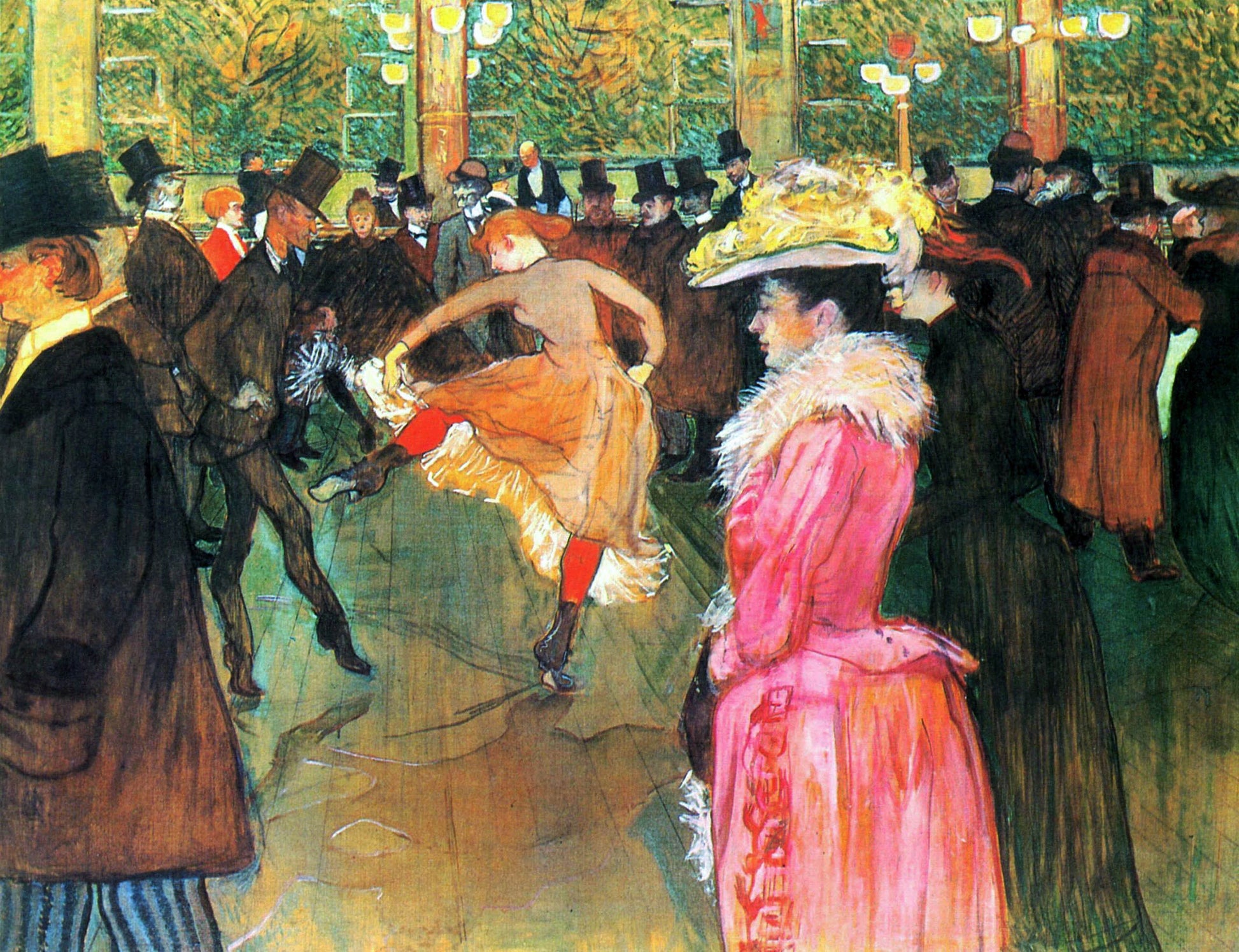 La Danse au Moulin-Rouge - Toulouse Lautrec