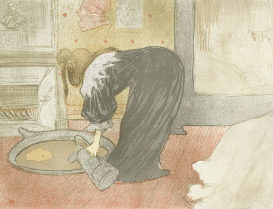 Femme à la baignoire - Toulouse Lautrec