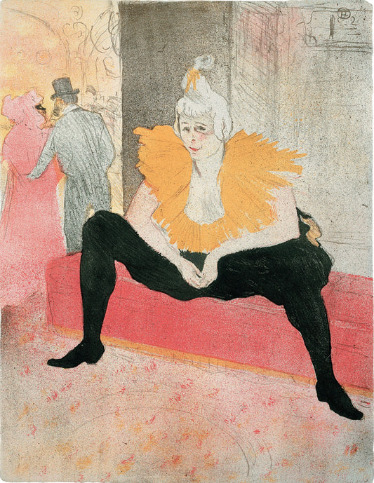 La clownesse assise - Toulouse Lautrec
