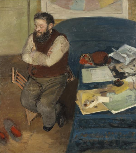 Le critique d'art Diego Martelli - Edgar Degas