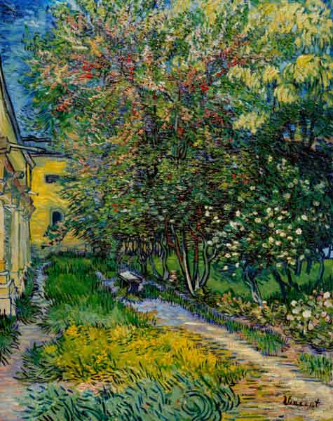 Jardin de l'hôpital St-Rémy - Van Gogh