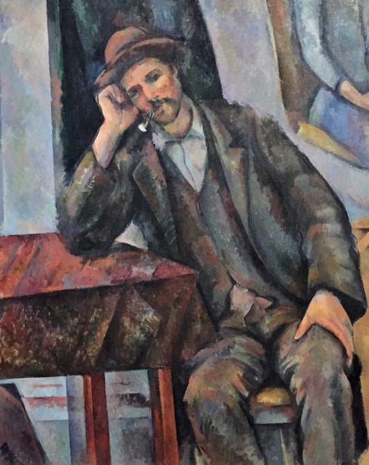 Homme avec une pipe - Paul Cézanne