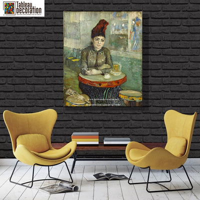 Agostina Segatori assise au café du Tambourin - Vincent van Gogh