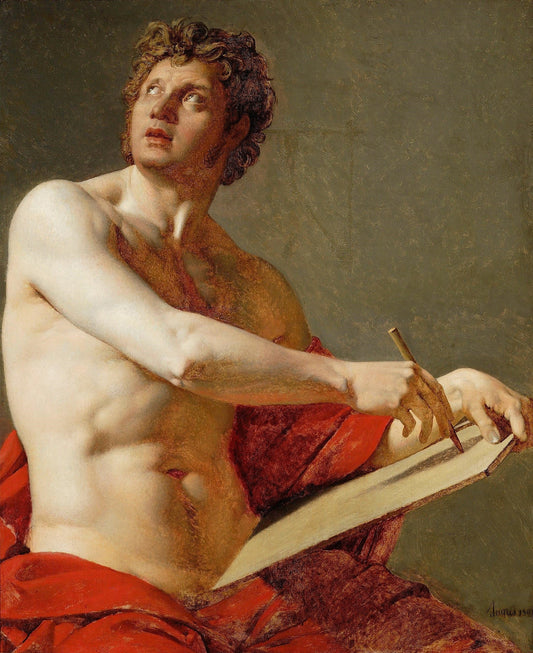 Étude académique d'un homme nu - Jean-Auguste-Dominique Ingres