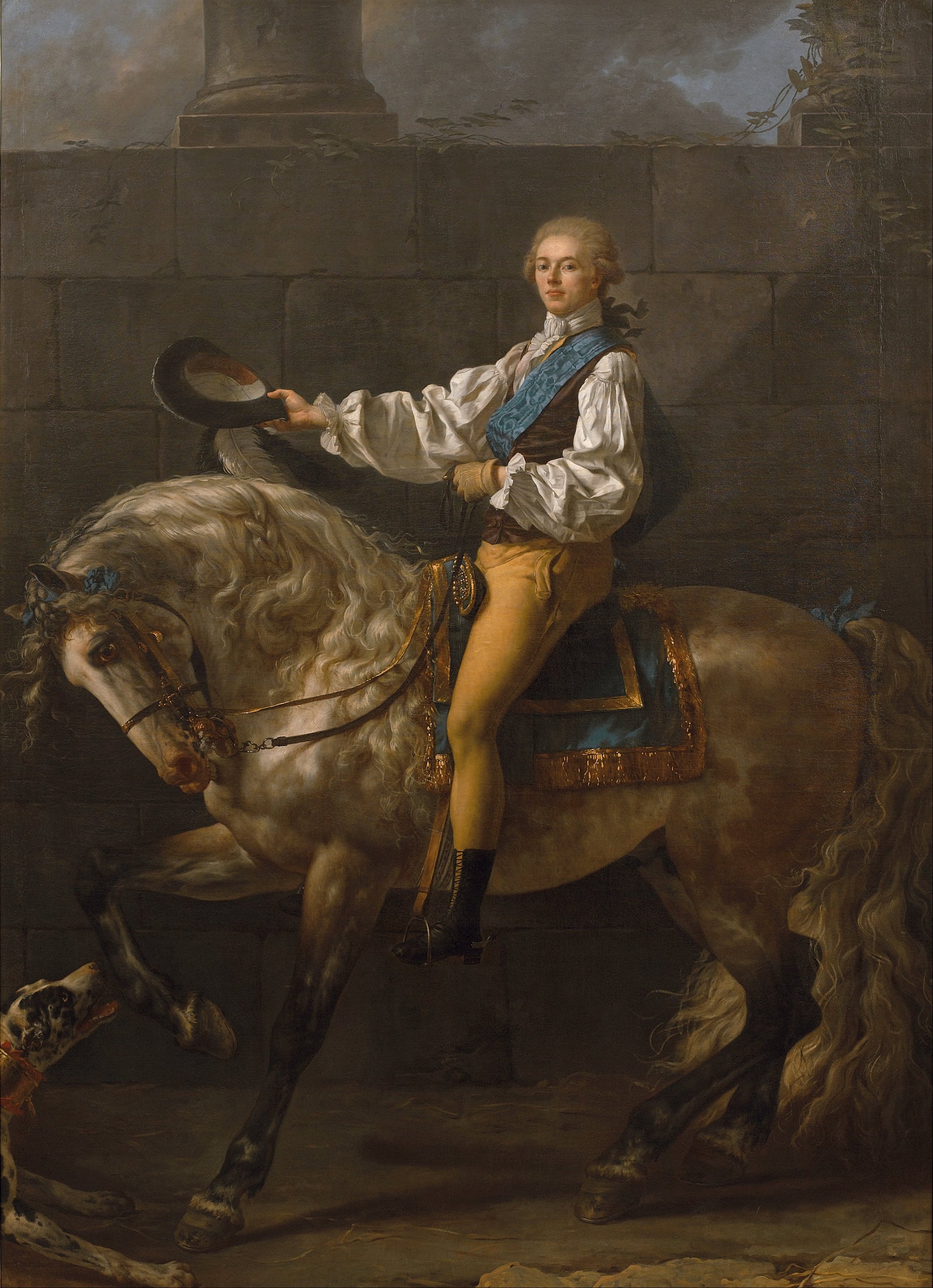 Portrait du comte Stanislas Potocki - Jacques-Louis David