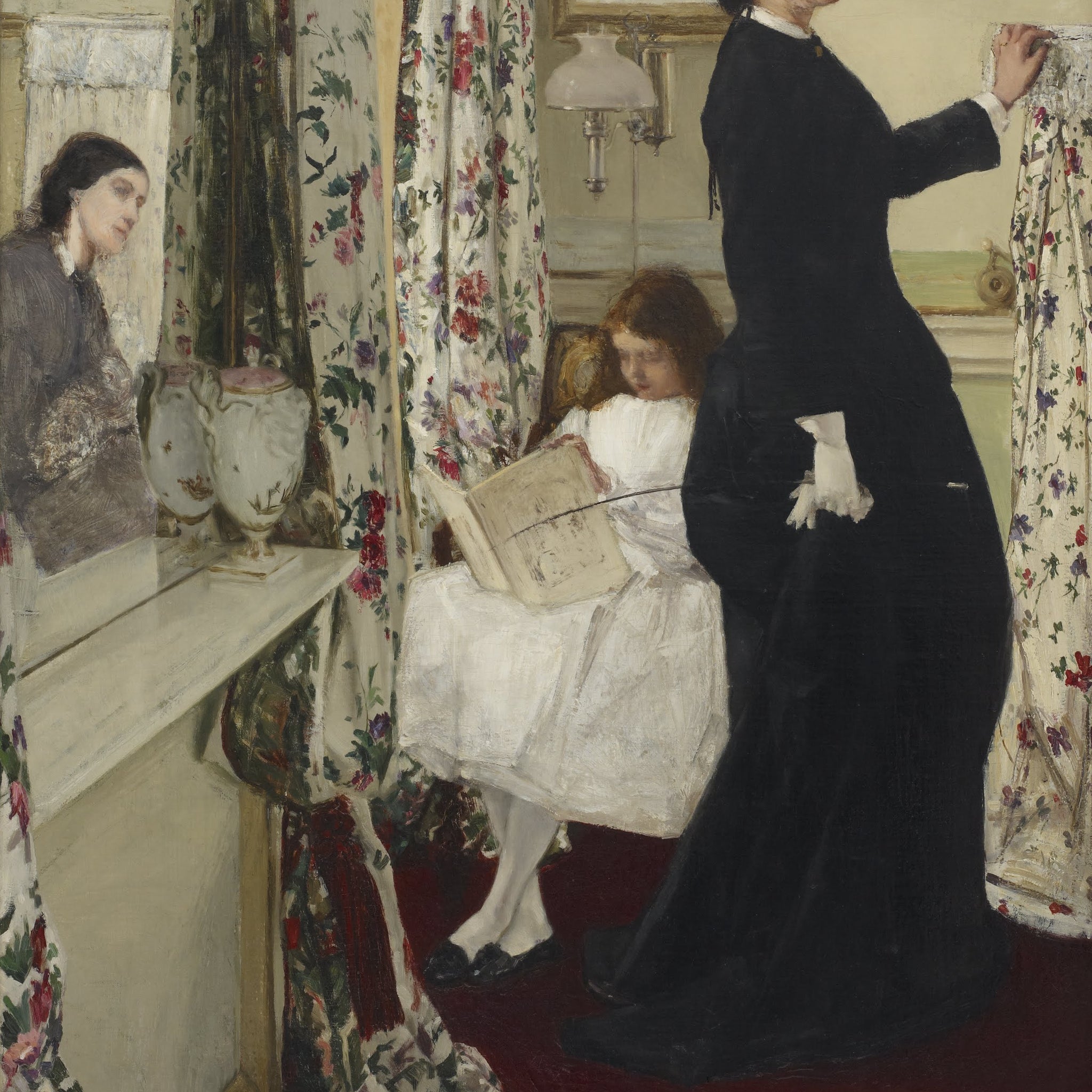 Harmonie en vert et rose : Le salon de musique - James Abbott McNeill Whistler