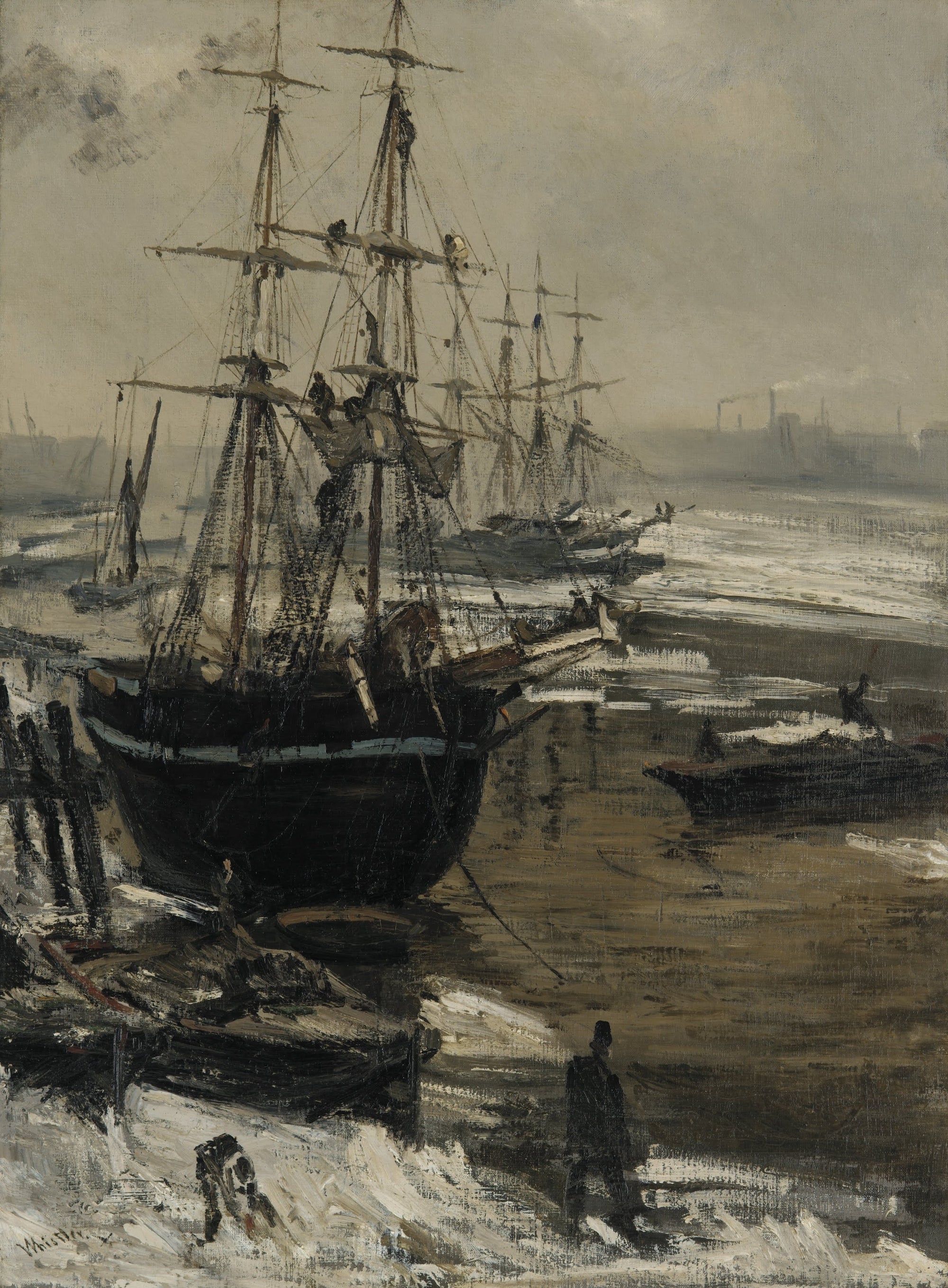 La Tamise en glace - James Abbott McNeill Whistler