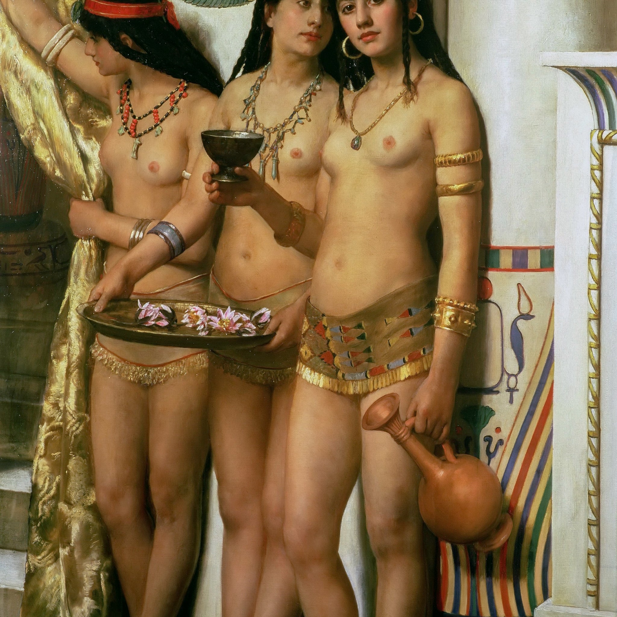 Les servantes des pharaons - John Collier