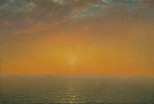 Coucher de soleil sur la mer, 1872 - John Frederick Kensett