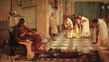 Les favoris de l'empereur Honorius - John William Waterhouse