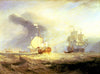 La barge de l'amiral von Trump à l'entrée du Texel en 1645 - William Turner