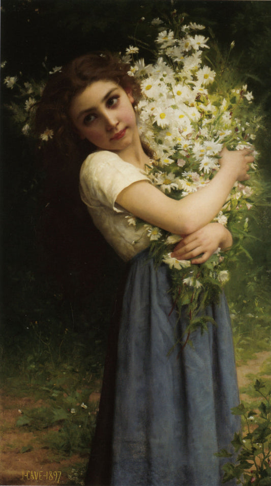 La jeune fille aux fleurs - Jules-Cyrille Cavé