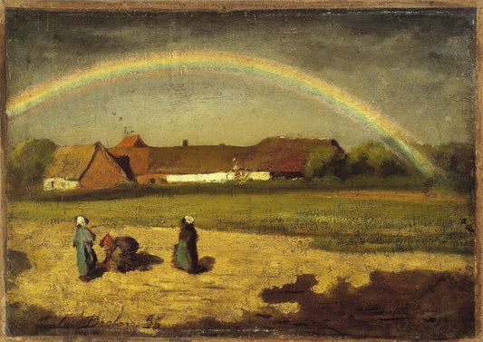 L'arc-en-ciel à Courrières - Jules Breton