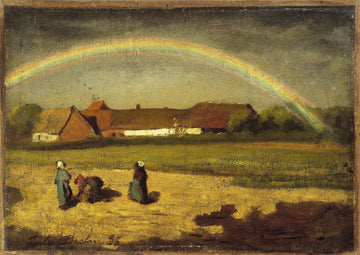 L'arc-en-ciel à Courrières - Jules Breton