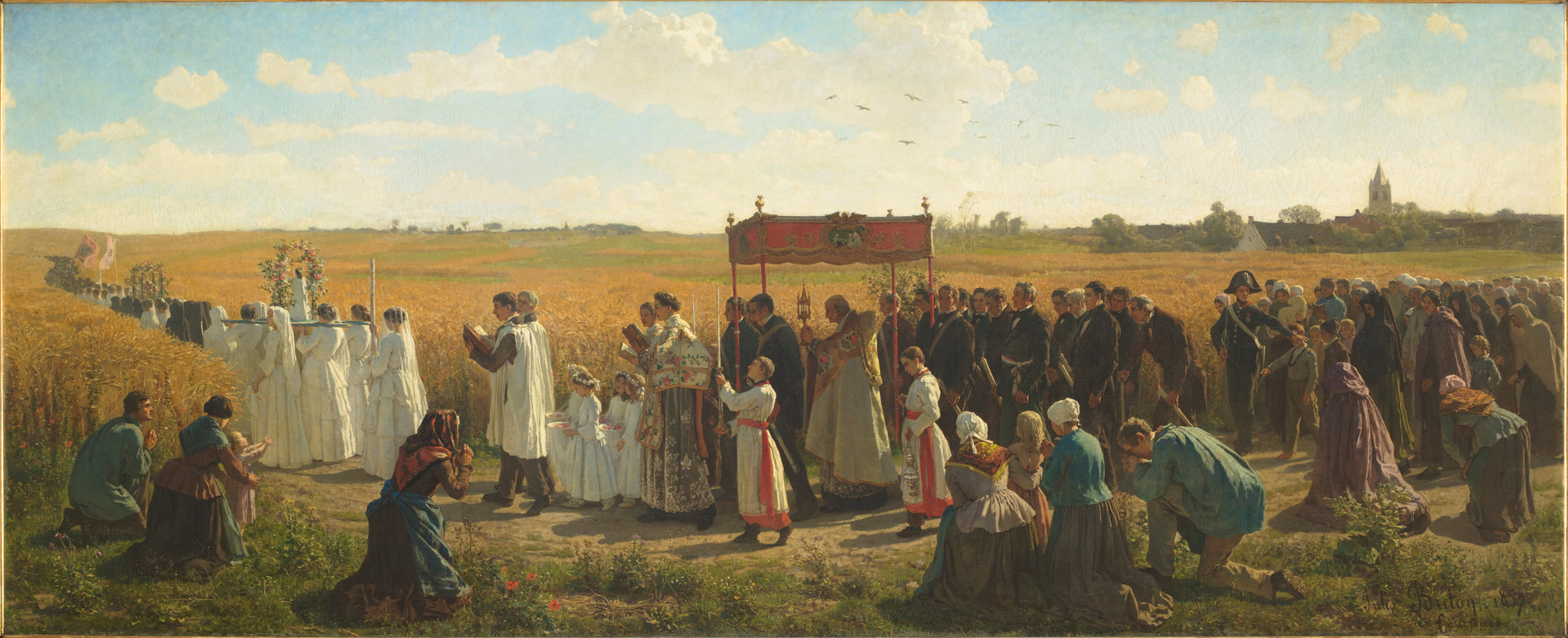 La Bénédiction des blés en Artois - Jules Breton