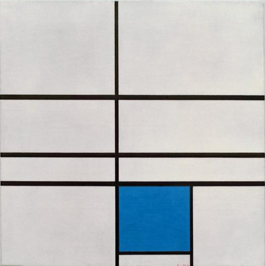 Composition avec le bleu 1935 - Mondrian