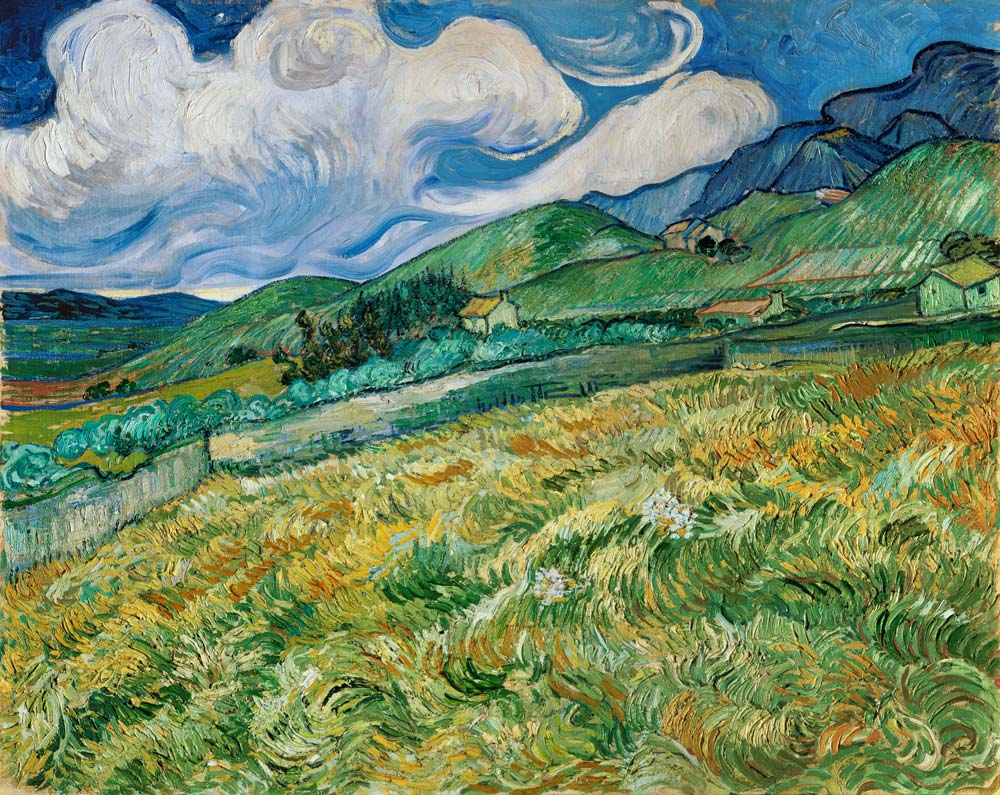 Paysage de montagne derrière l'hôpital Saint-Paul, 1889 - Vincent van Gogh