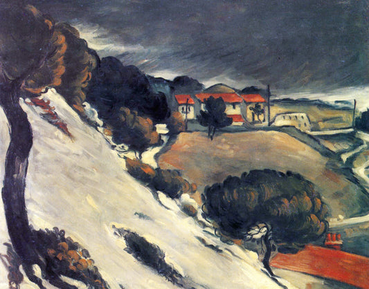 L'Estaque, la fonte des neiges - Paul Cézanne
