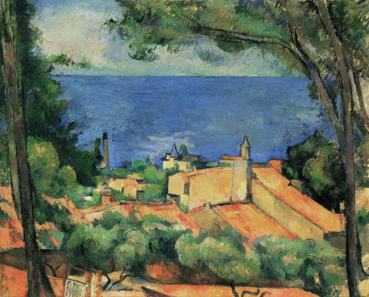 La baie à l'Estaque - Paul Cézanne