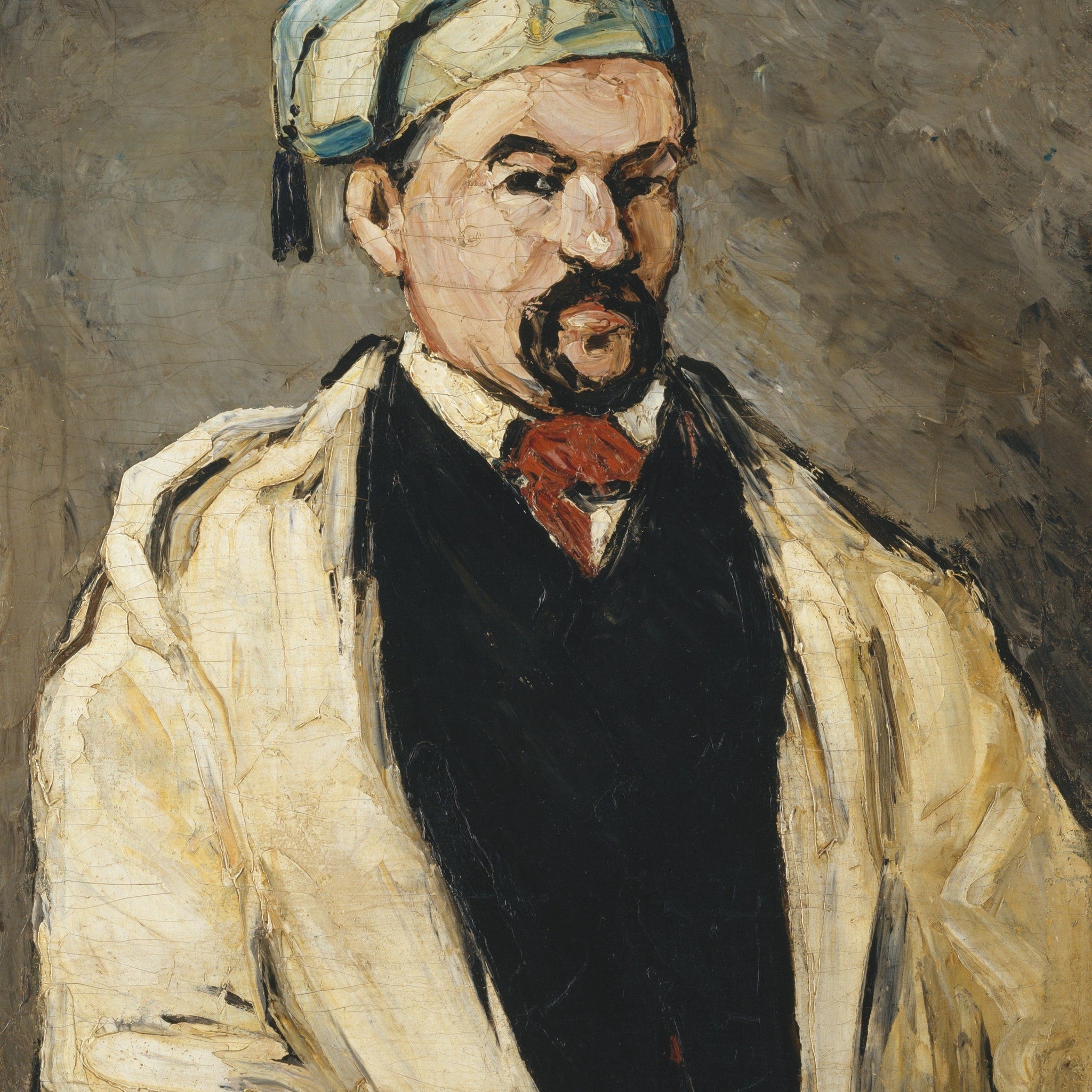 Portrait d'un homme à la casquette bleue, ou Oncle Dominique - Paul Cézanne
