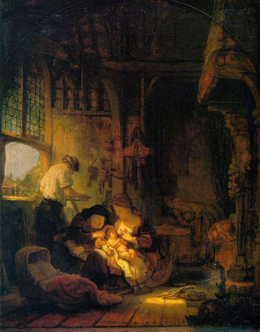 La famille de Zimmermann Joseph (ou : la Sainte Famille) - Rembrandt van Rijn