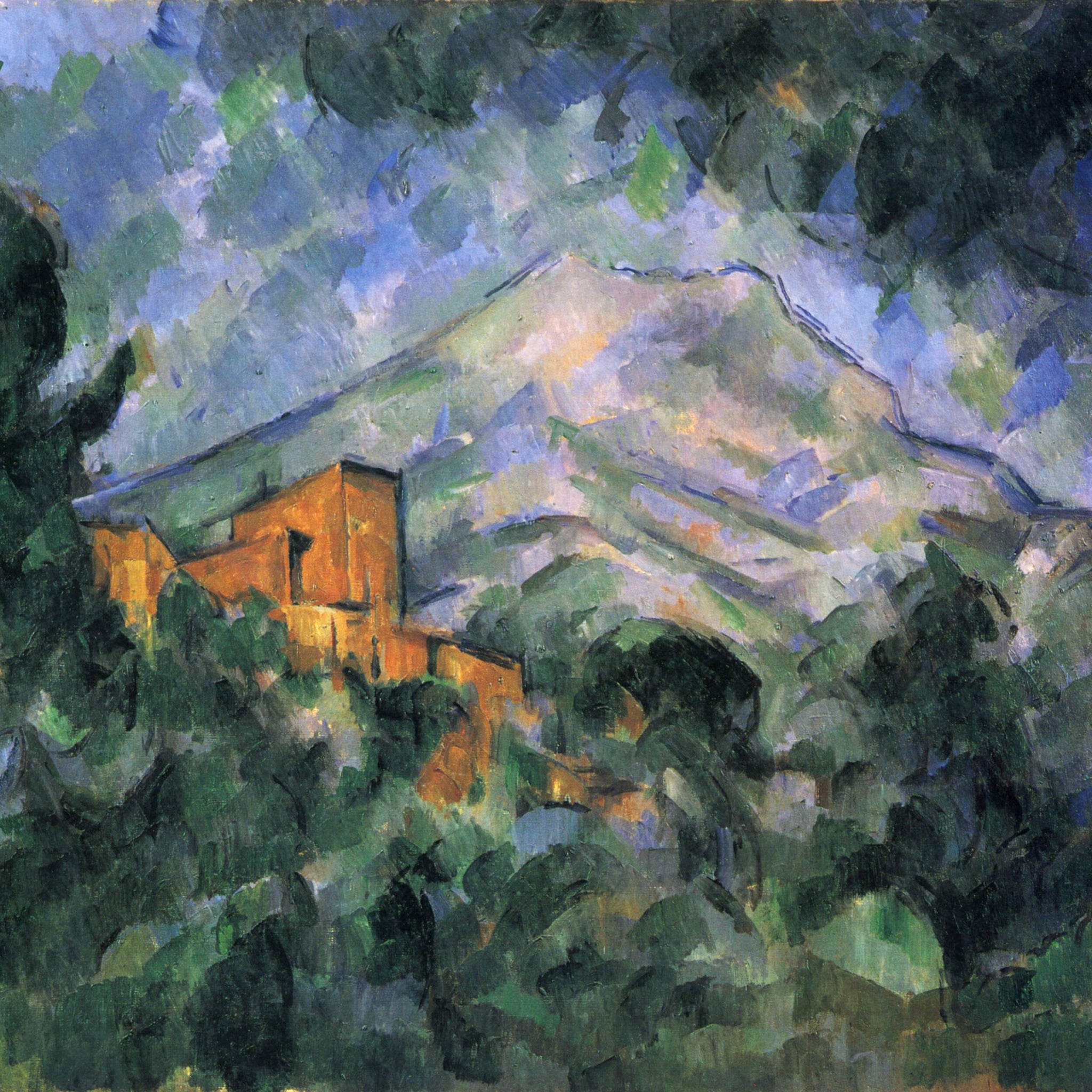 La Montagne Sainte-Victoire et Château Noir - Paul Cézanne