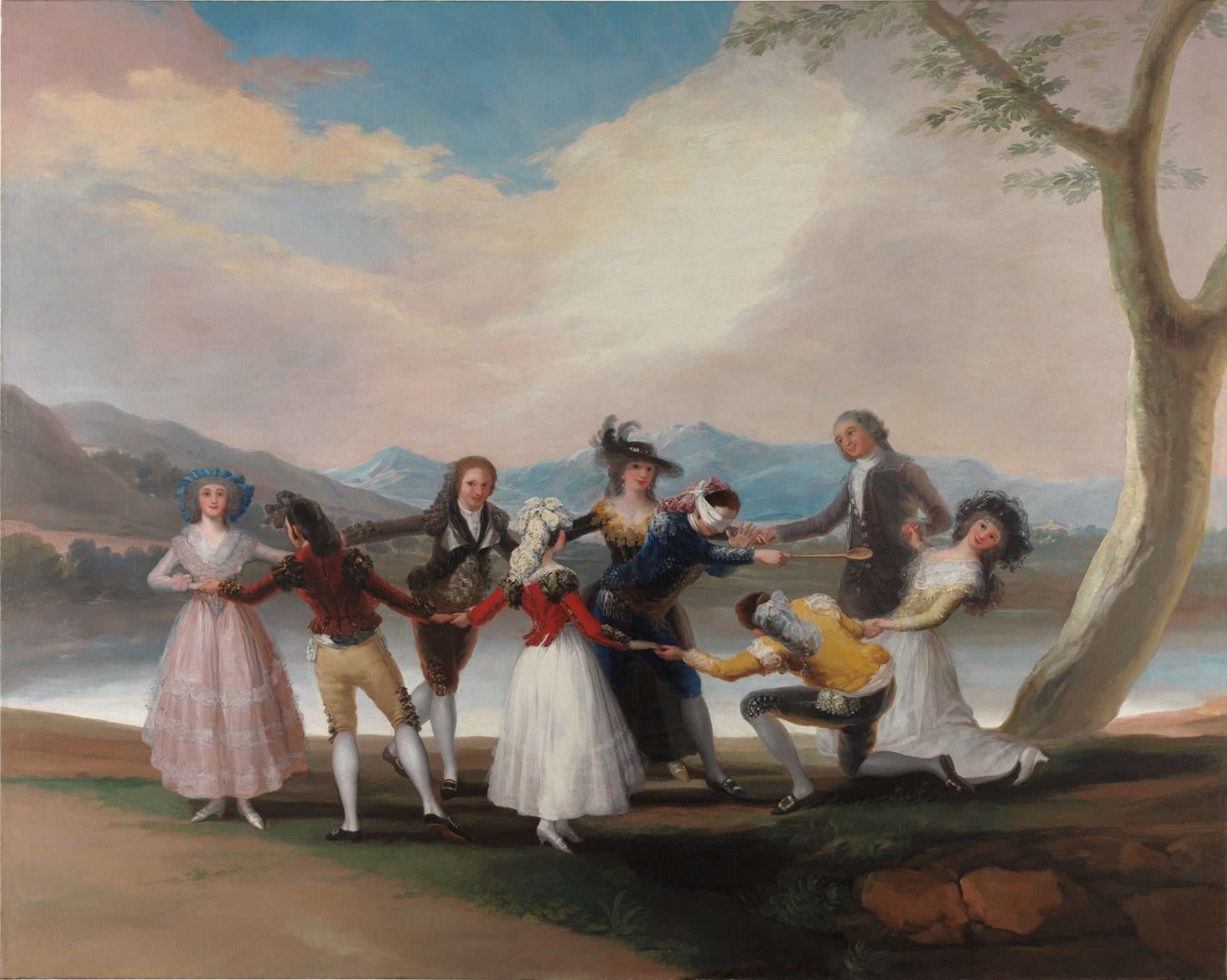 La poule aveugle - Francisco de Goya