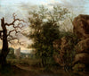 Paysage avec arbre nu - Caspar David Friedrich