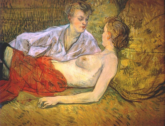 Les deux petites amies - Toulouse Lautrec