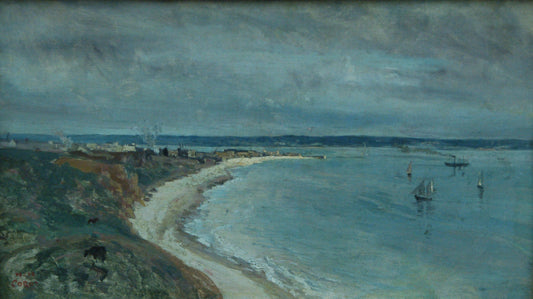 Le Havre. La mer vue du haut des falaises, 1830 - Camille Corot