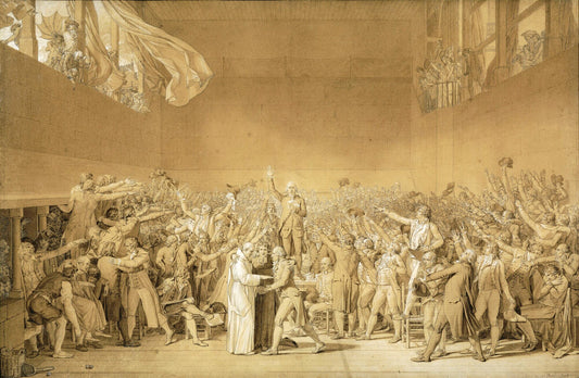 Le serment du court de tennis, 20 juin 1789 - Jacques-Louis David