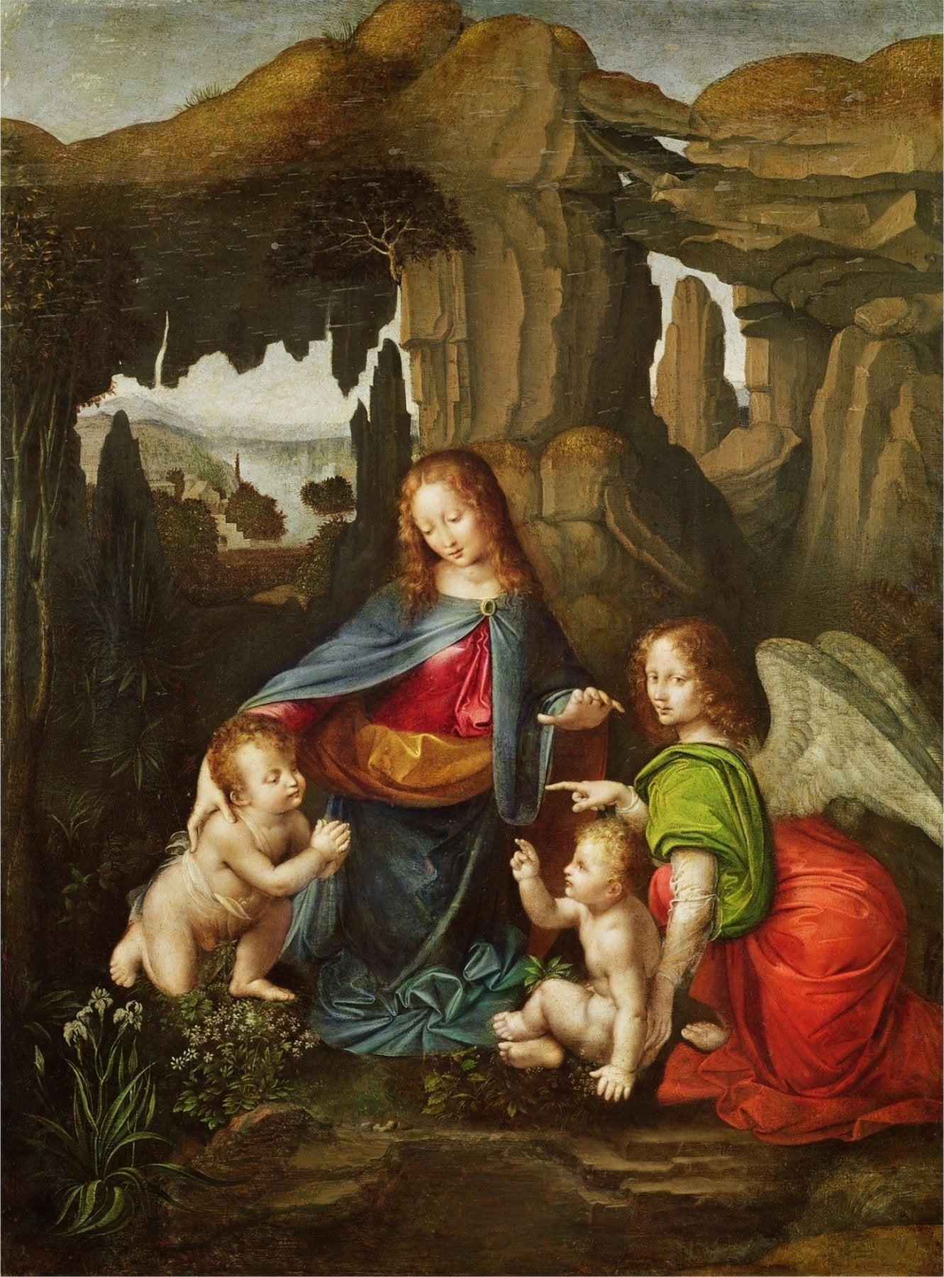 La Vierge aux rochers - Léonard de Vinci