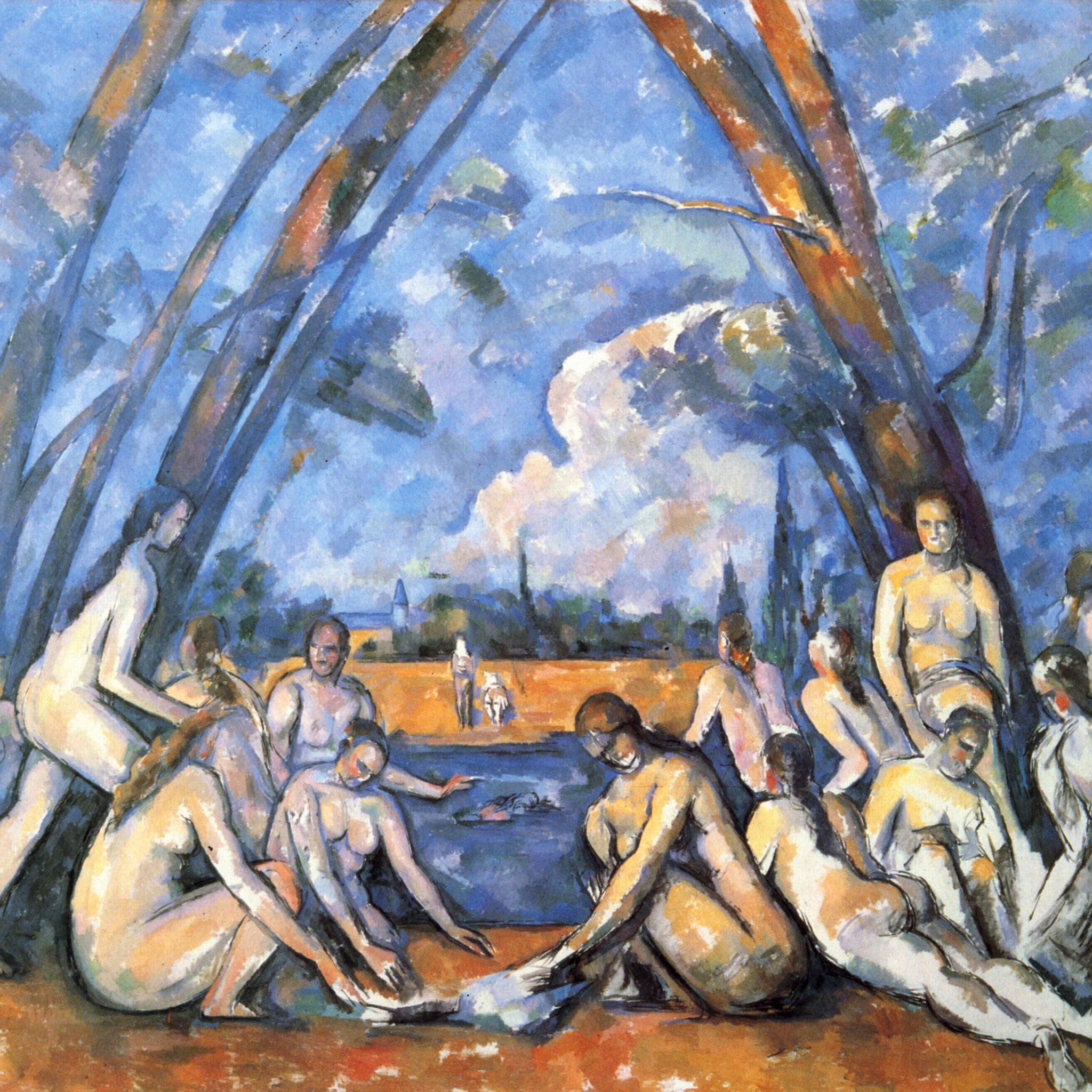Les Grandes Baigneuses - Paul Cézanne